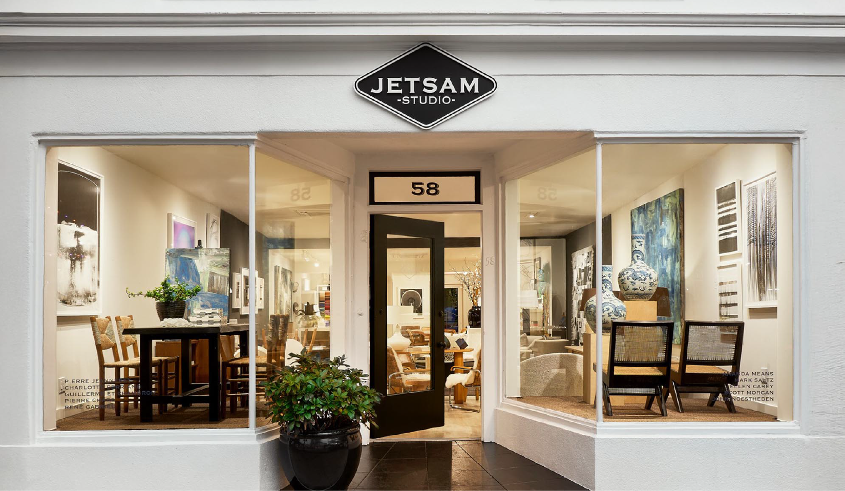 Jetsam Studio storefront, 58 Jobs Lane, Southampton